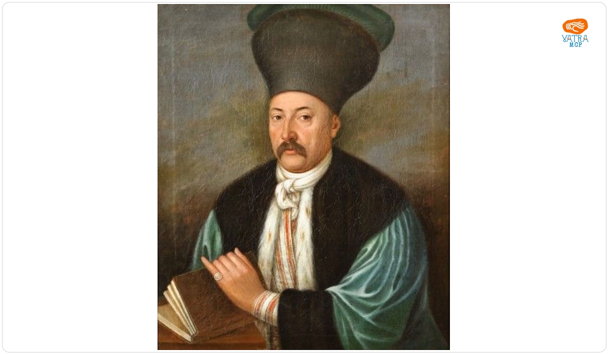 Portret de boier cu carte