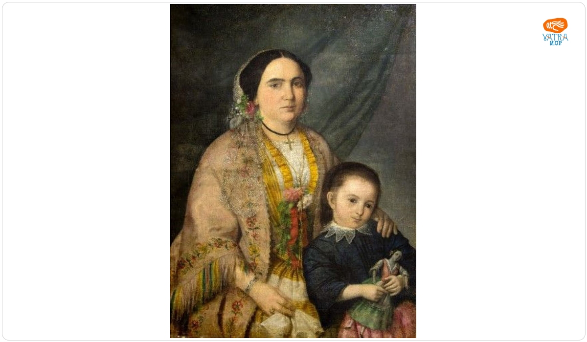 Portret de femeie cu copil