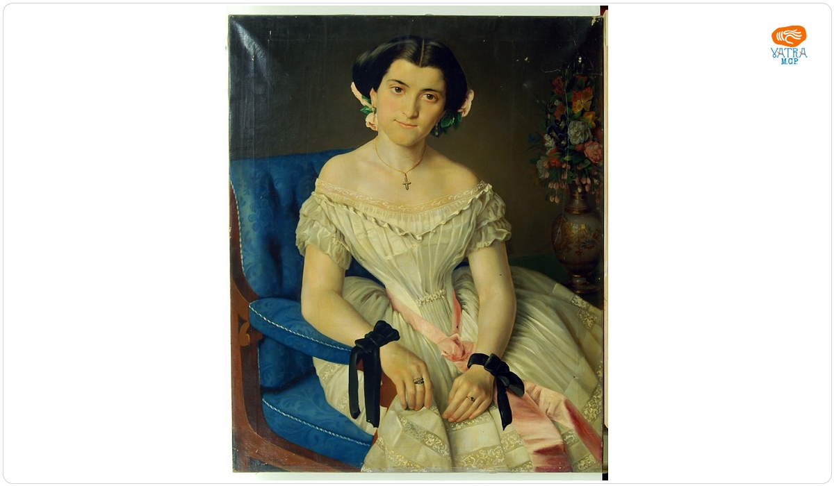 Theodor Sockl — Portretul Alexandrinei Manu