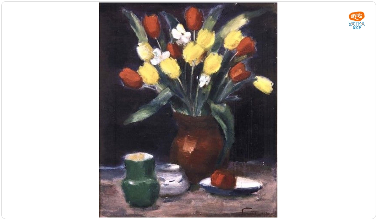 Francisc Șirato — Natură moartă cu lalele