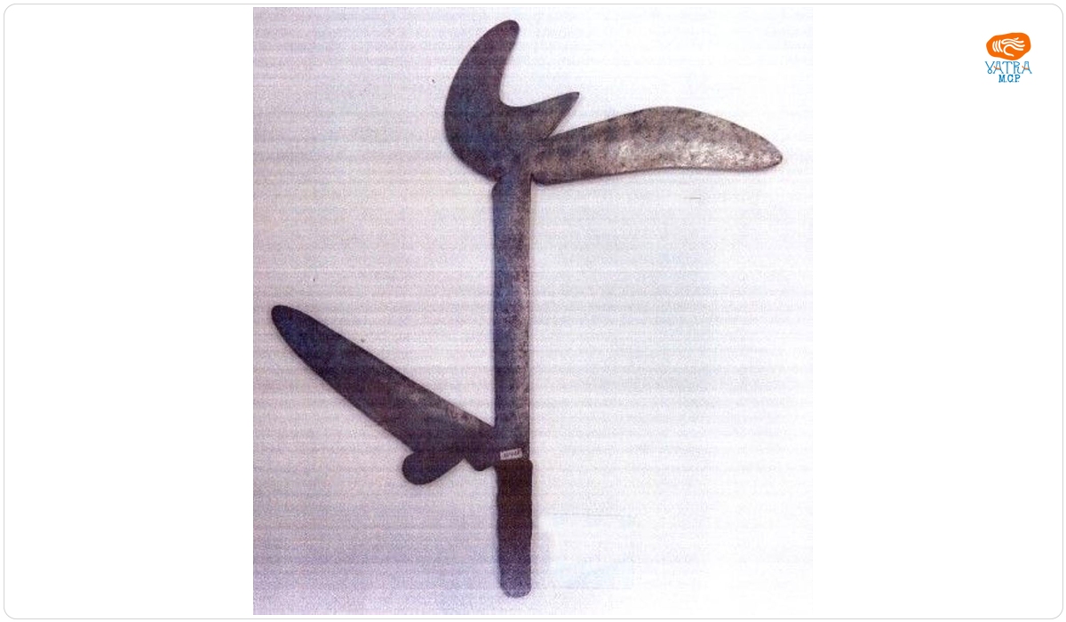 Cuțit cu funcții multiple, african, Zande-Nzakara