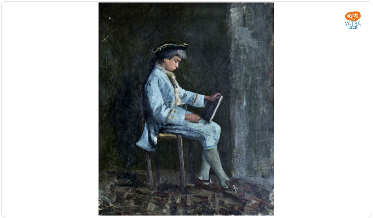 Băiat costumat