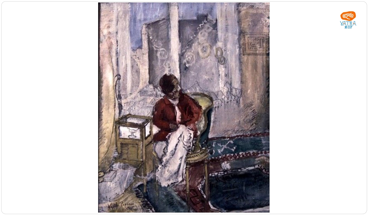 Vasile Popescu — Fetiță în interior