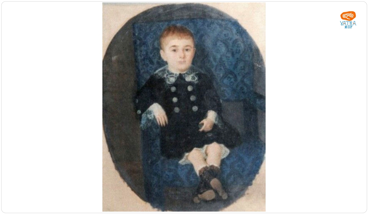 Sava Henția — Portret de copil pe scaun