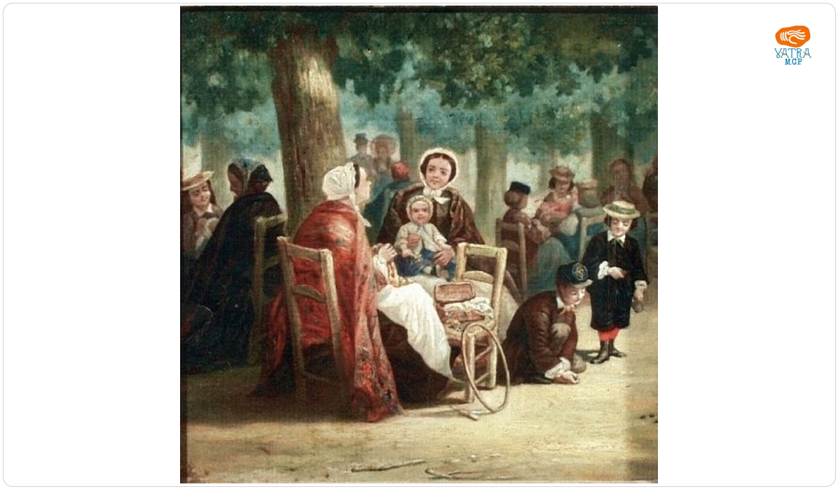 Scenă într-un parc