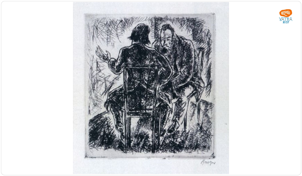 Ilustrație la „Sonata Kreutzer” de Lev Tolstoi