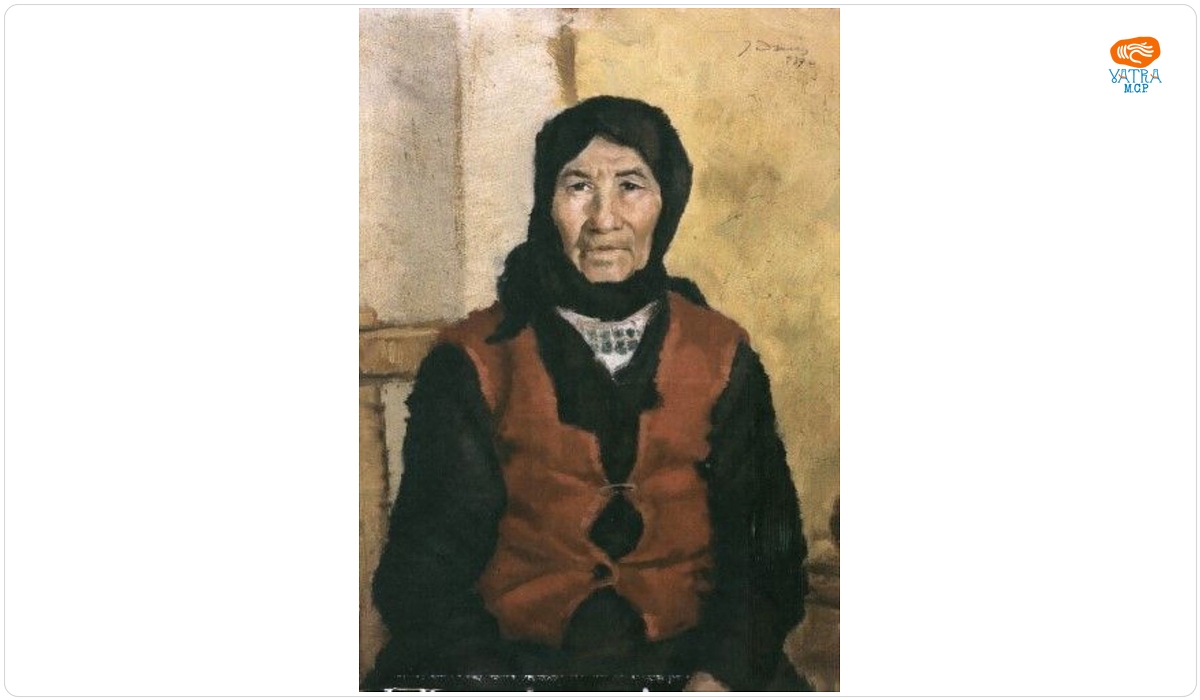 Dan Ialomițeanu — Portret de bătrână