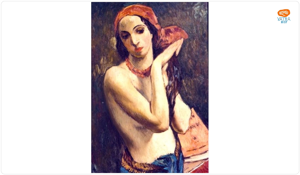 Figură cu turban roșu