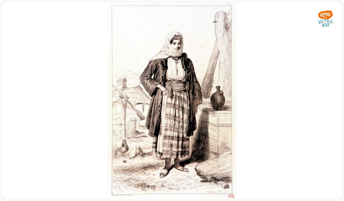 Femme valaque du village de Tunar