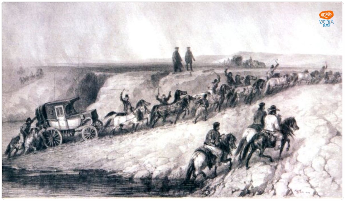 Auguste Denis Marie Raffet — Trecerea prin vad a Buzăului