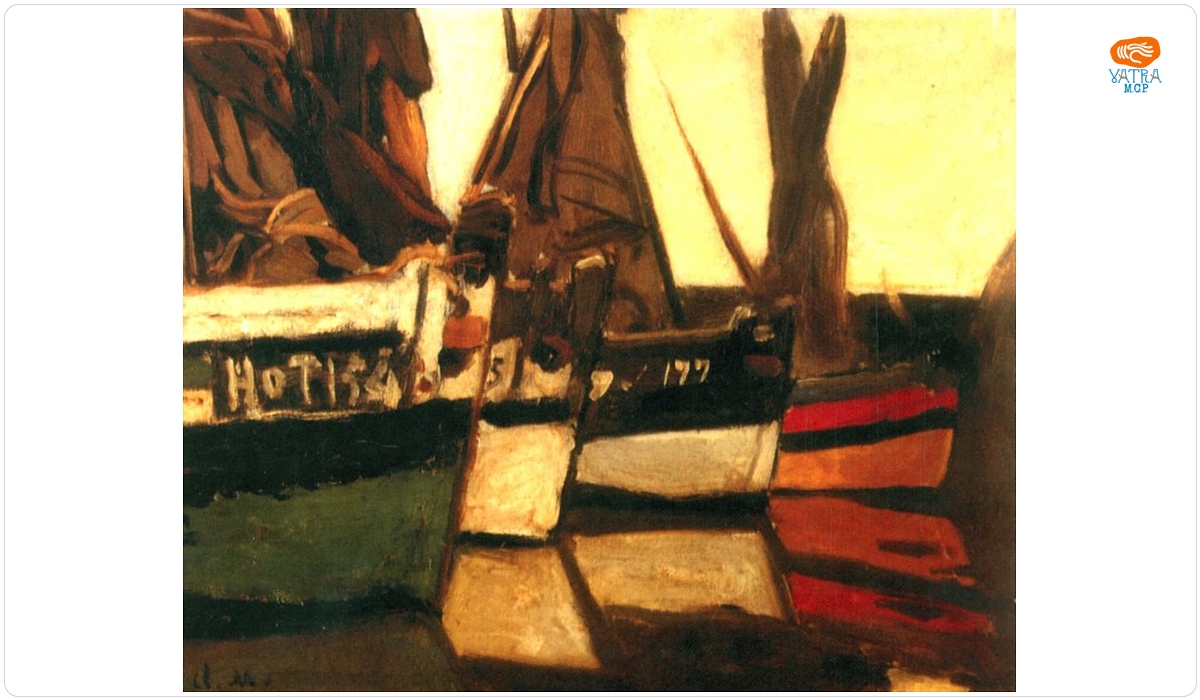 Bateaux de peche, Honfleur/Bărci de pescari la Honfleur