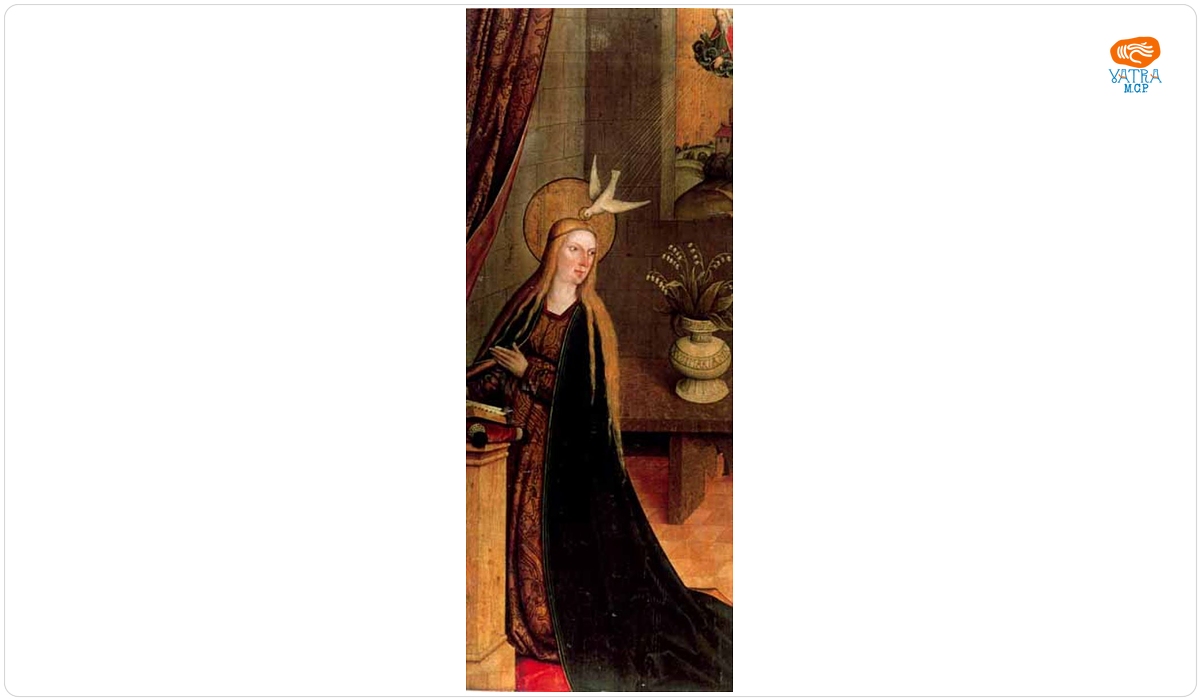 Bartholomäus Zeitblom — Buna Vestire (Fecioara Maria)