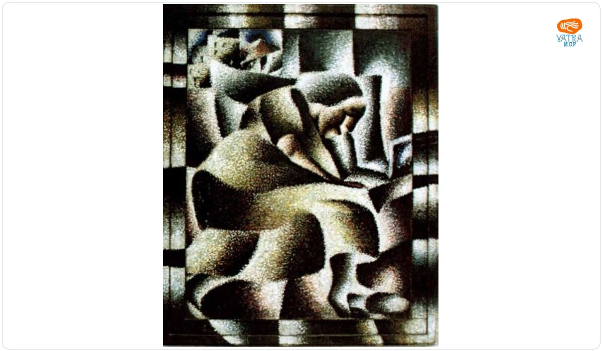 Arthur Segal — Femeie citind
