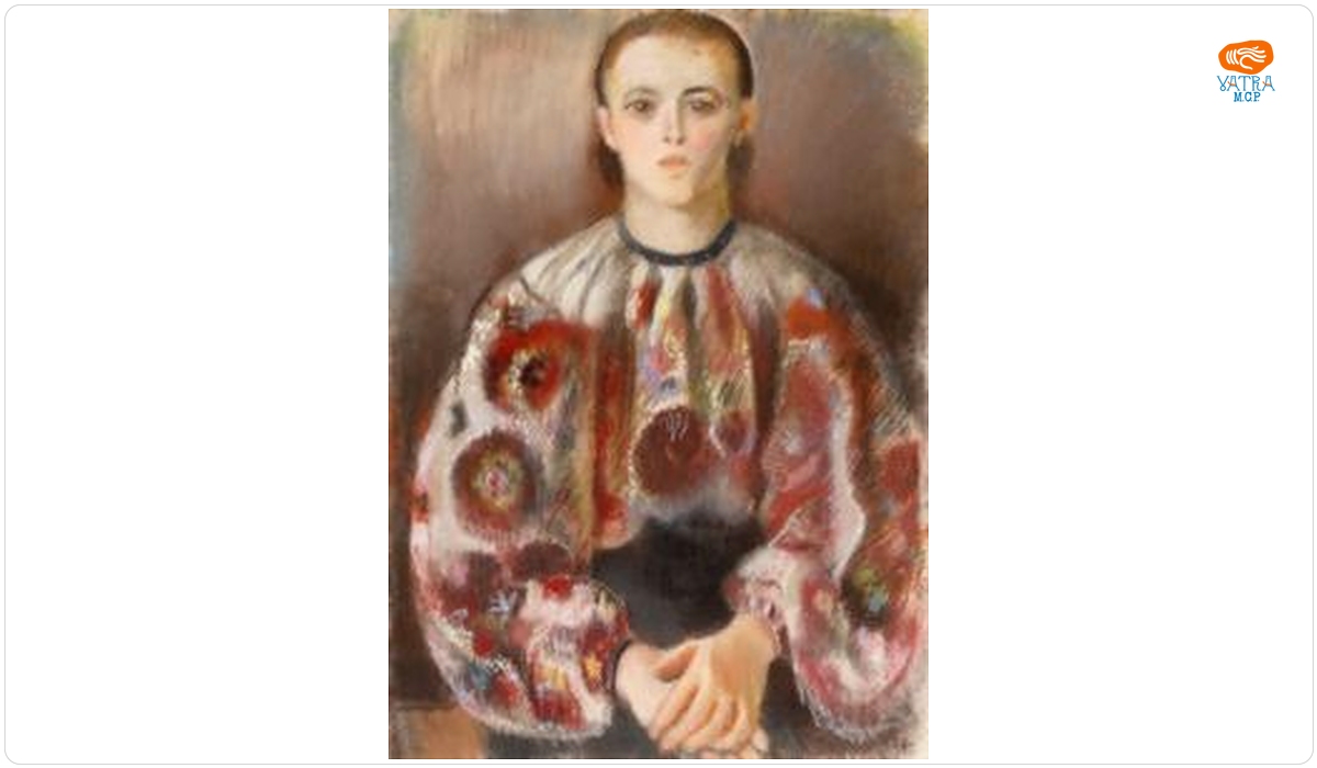 Țărancă în haine de sărbătoare din Vâlcea