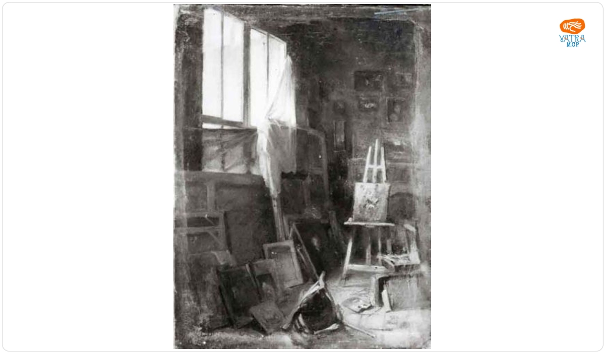 Primul atelier al pictorului din Paris