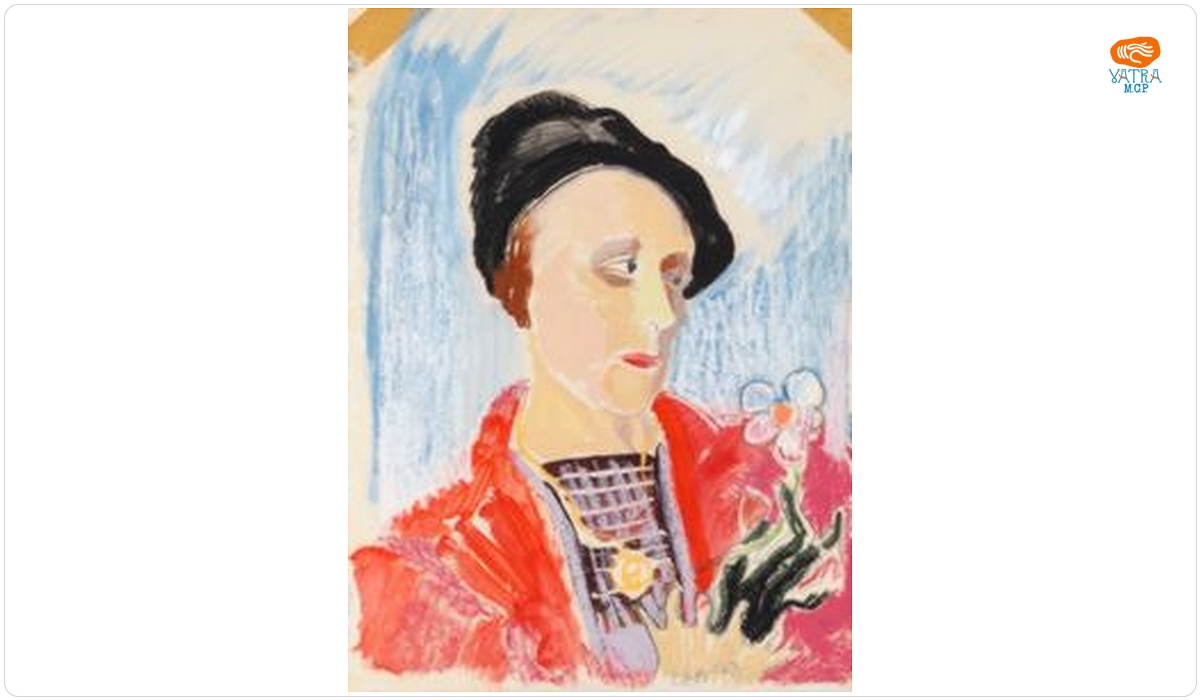 Portret feminin cu pălărie neagră