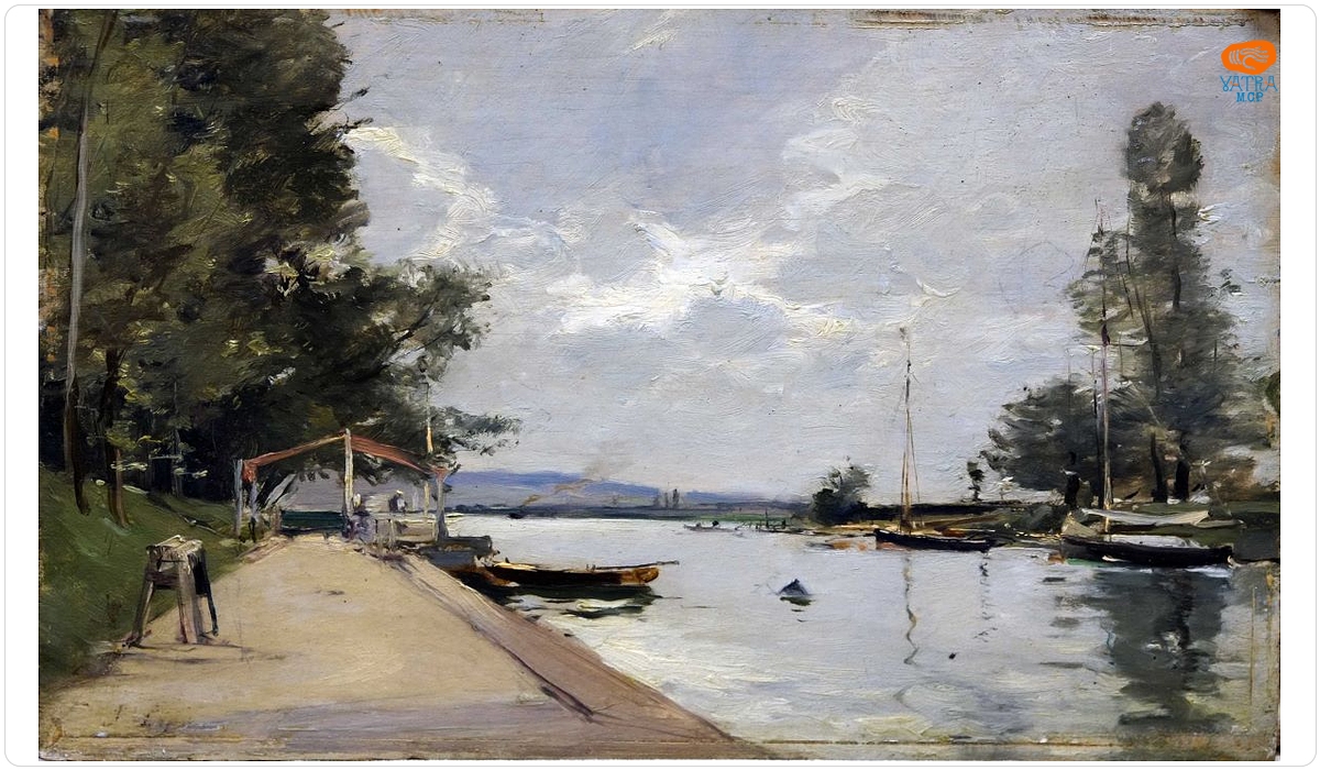 STANISLAS VICTOR ÉDOUARD LÉPINE (Caen, 1835 – Paris, 1892) — Peisaj