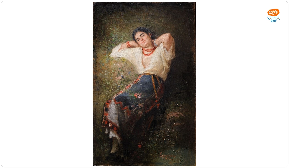 Țărancă cu mărgele (Odihnindu-se)