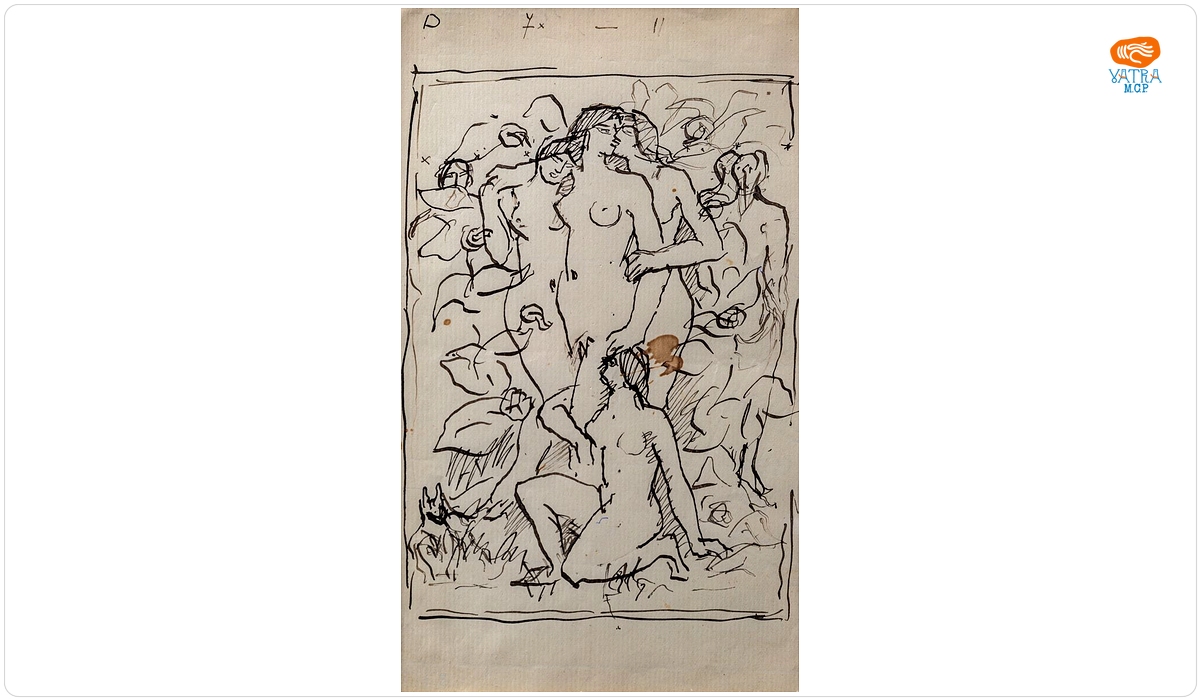 Nuduri feminine în peisaj – Ilustrație la „Les Fleurs du Mal”, de Ch. Baudelaire