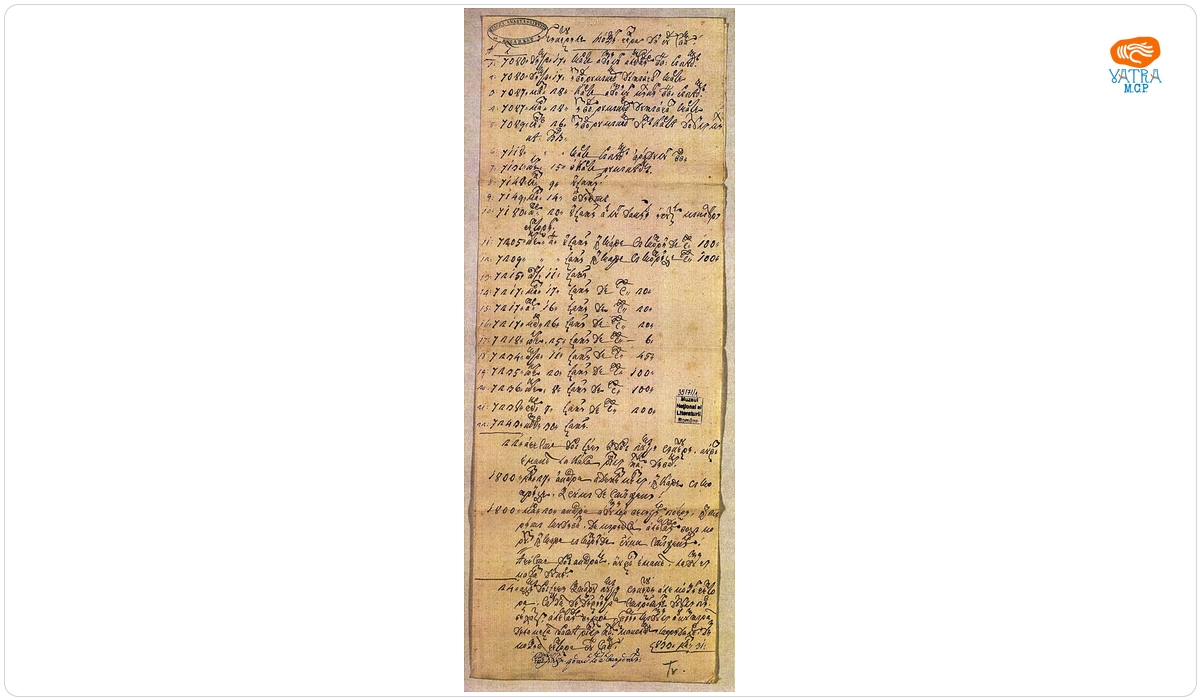 Listă de documente privitoare la moșia Ceptura din jud. Saac.
