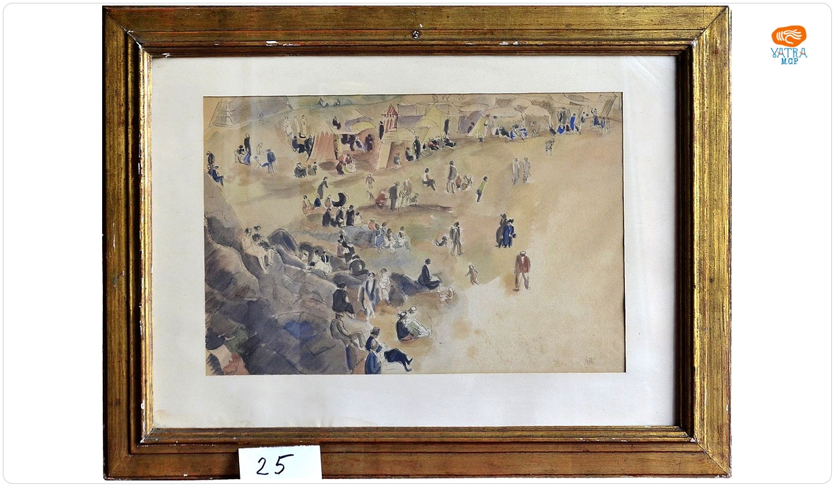 Iosif ISER — Plajă la Saint Malo, Franța