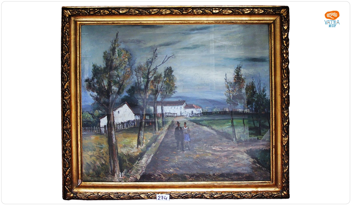 Adam Bălțatu — Seară de toamnă (Împrejurimile Buzăului)