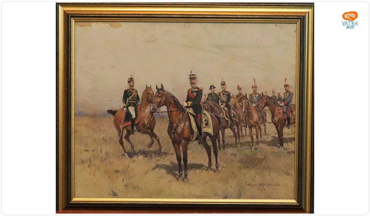 Tadeusz Ajdukiewicz — Regele Carol I, Prințul Ferdinand și Statul Major 1903