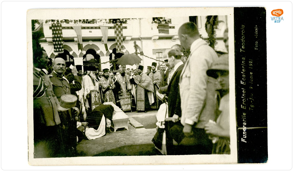 Funeraliile Eroinei Ecaterina Teodoroiu, Târgu Jiu, 9 iunie 1921