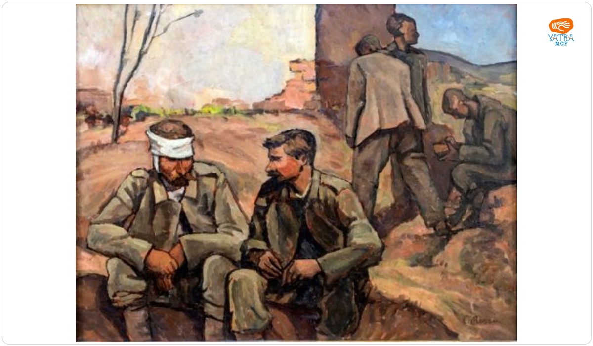 Camil RESSU — Ostași români pe front, 1917