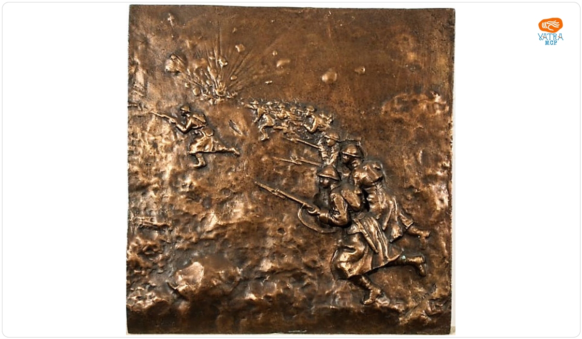 Teodor BURCĂ — Scenă de luptă , Mărășești-1917