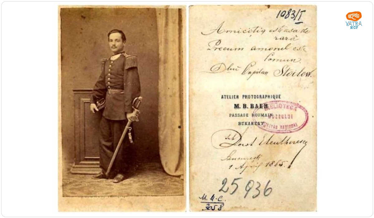 Sublocotenent Eleutherescu din Regimentul 1 Linie