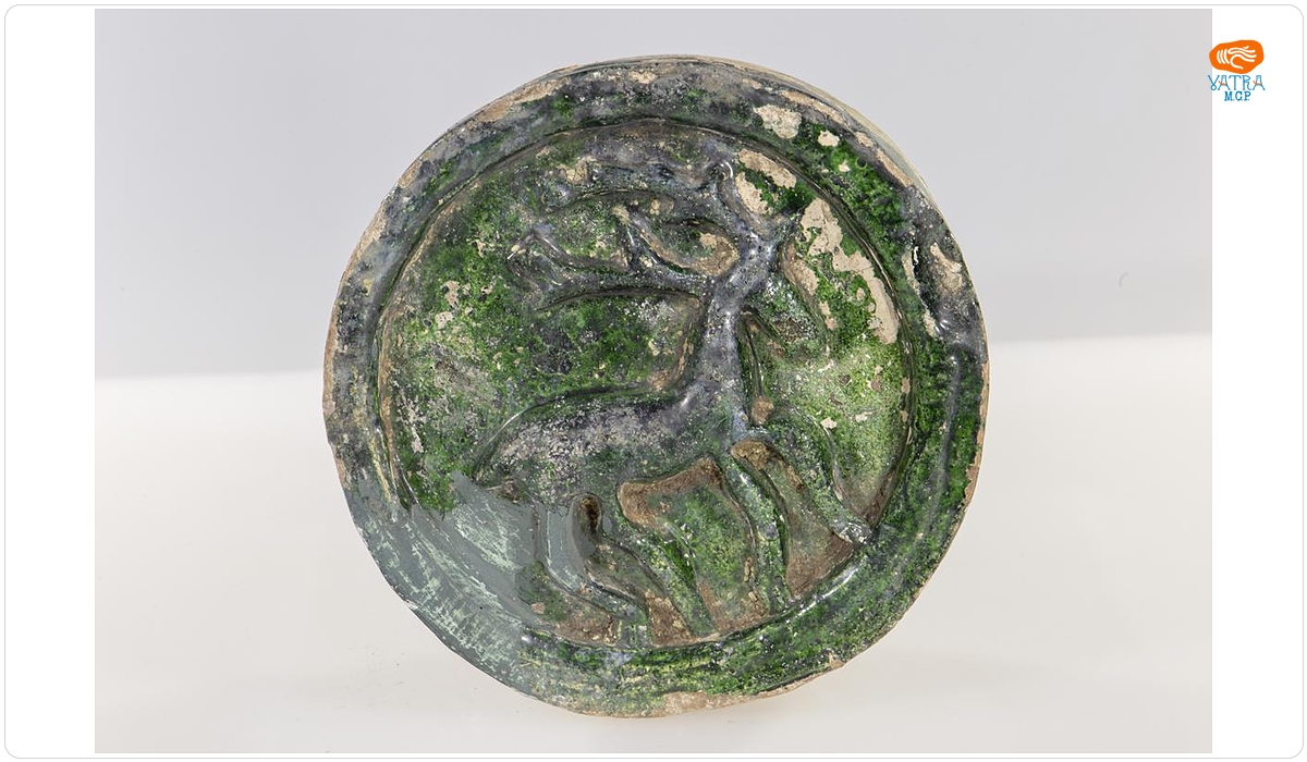 Disc ceramic decorativ