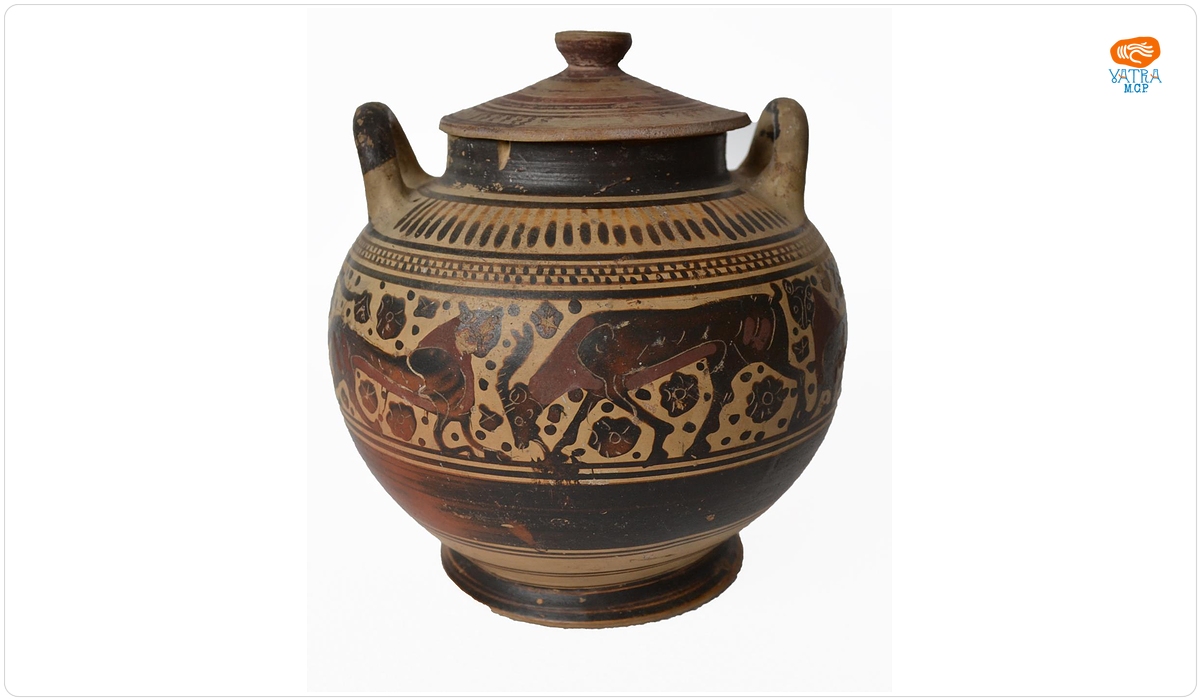 Pyxis cu capac (stil corintic)