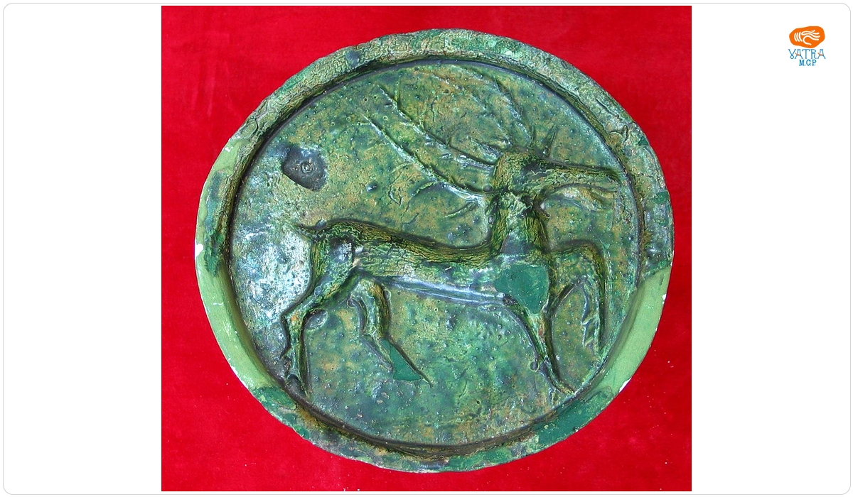 Disc ceramic decorativ