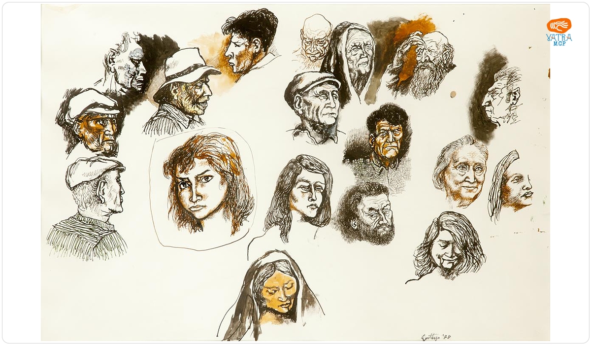Renato Guttuso — Figuri de oameni din popor