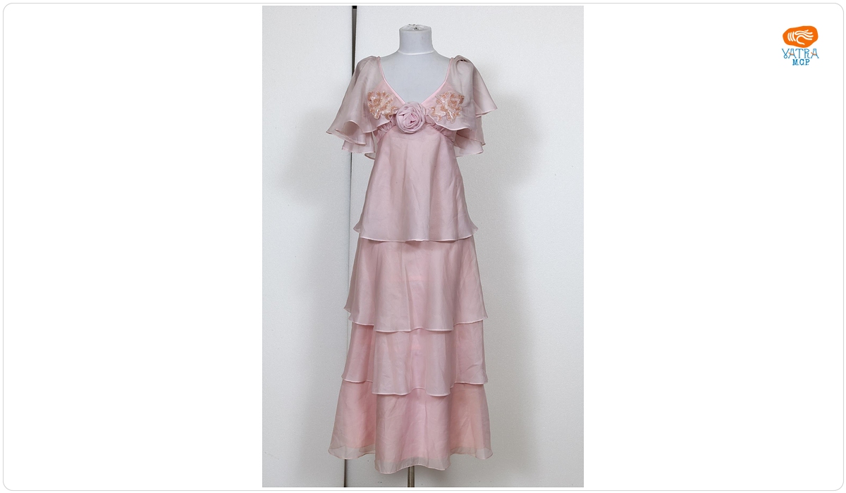 Rochie de mătase roz