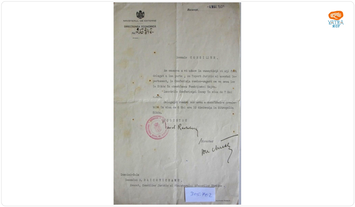Nicolae Raicoviceanu este anunțat să ia parte la Conferința româno-maghiară de la Sibiu