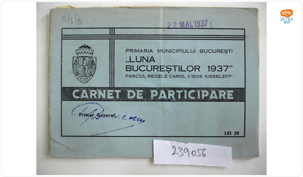 Carnet de participare la „Luna Bucureștilor”