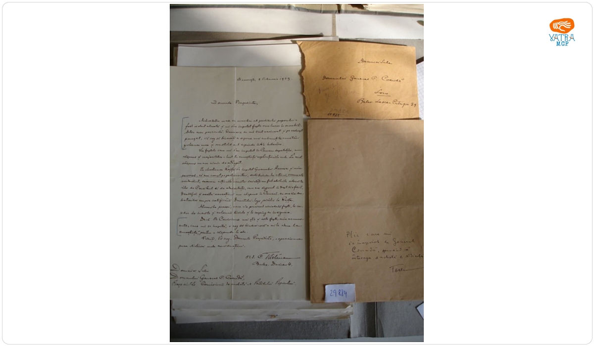 Scrisoare Octavian C. Tăslăuanu