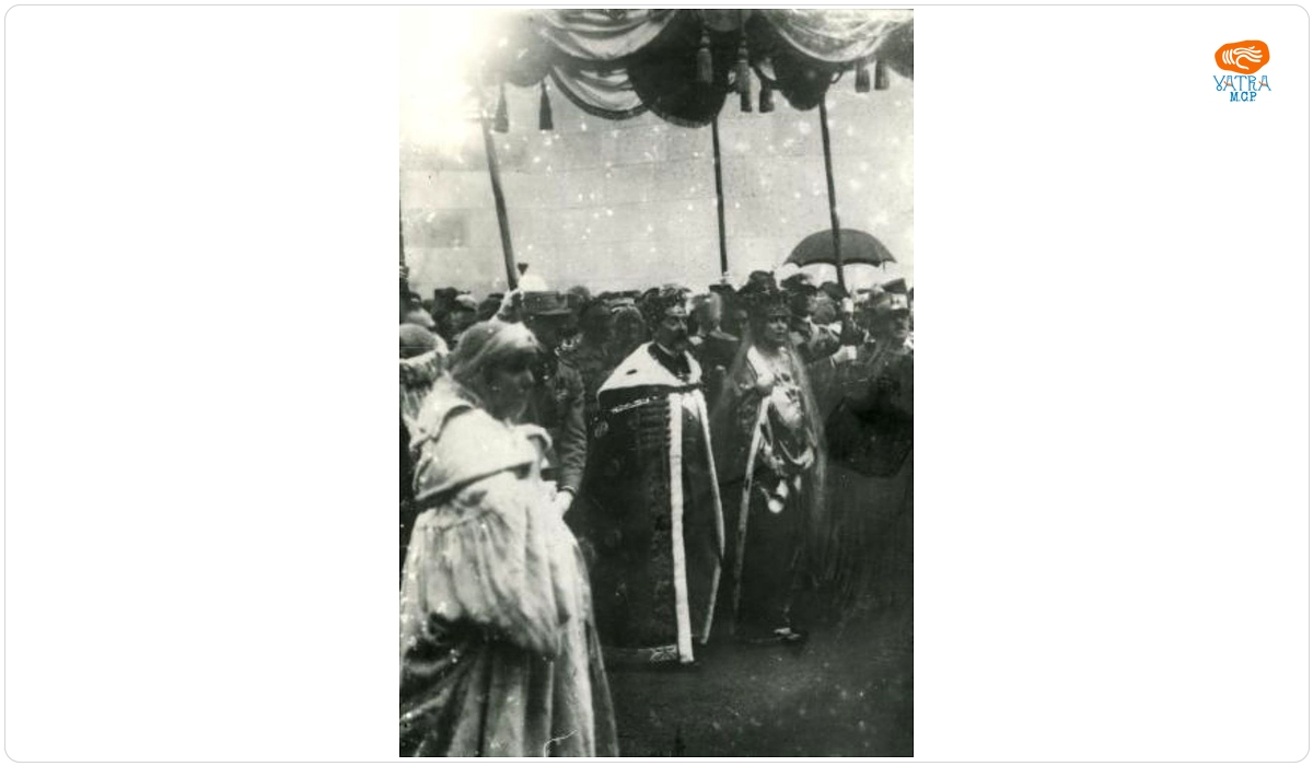 Regele Ferdinand I și Regina Maria, după încoronare
