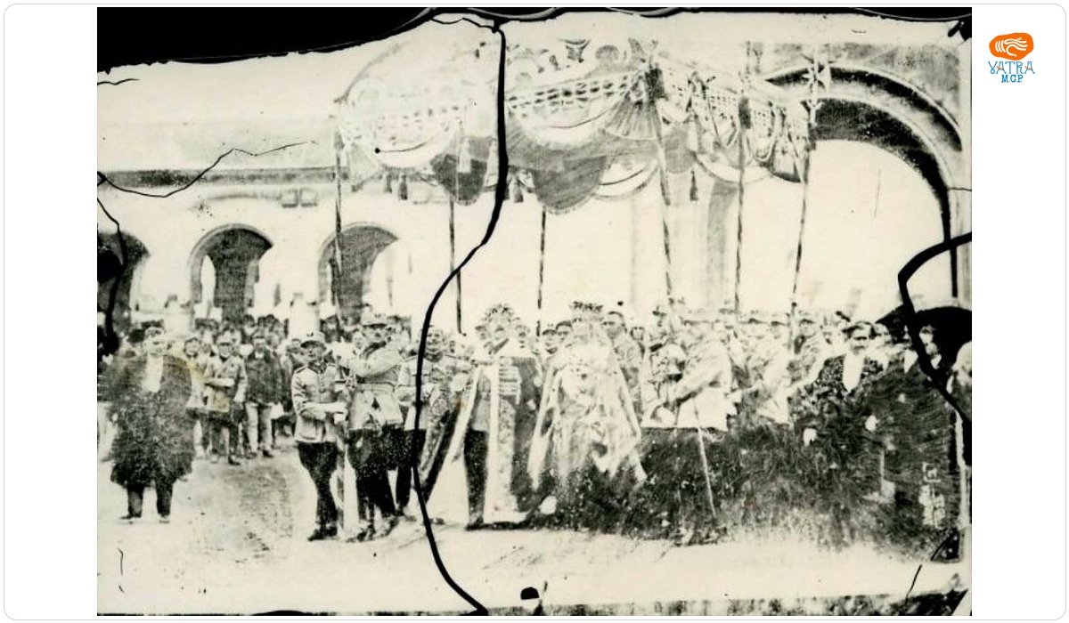 Regele Ferdinand I, împreună cu Regina Maria