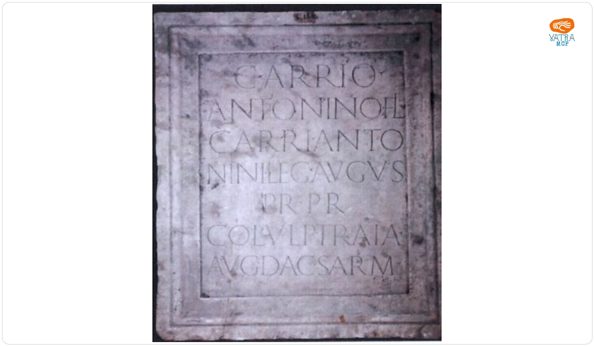 Inscripție onorifică în onoarea lui Caius Arrius Antonimus