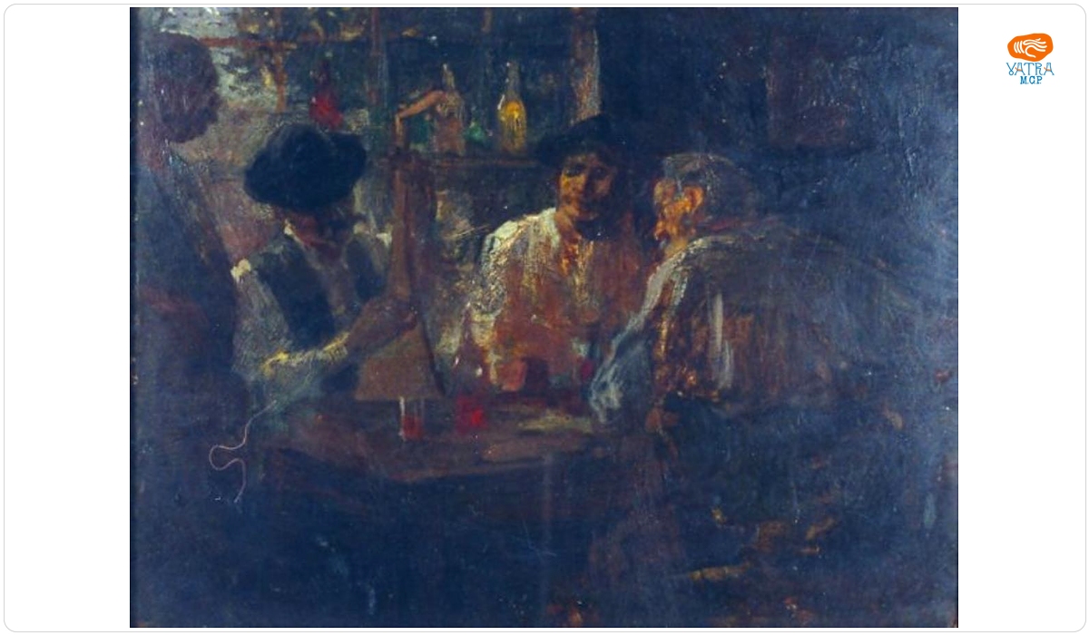 Nicolae Vermont — Țărani la masă