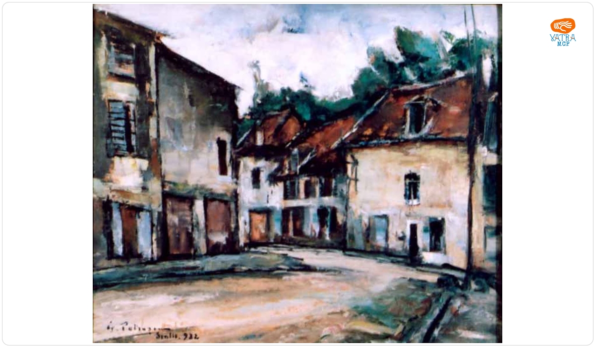 Peisaj citadin (Stradă din Senlis)