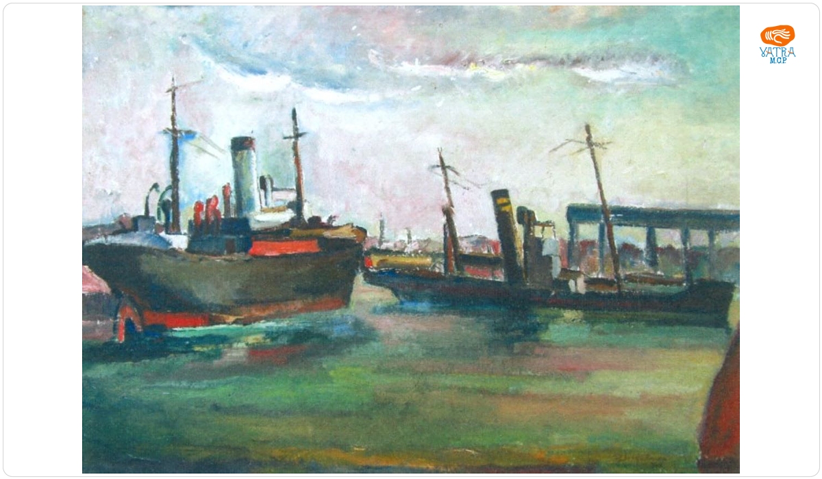 Vase în port