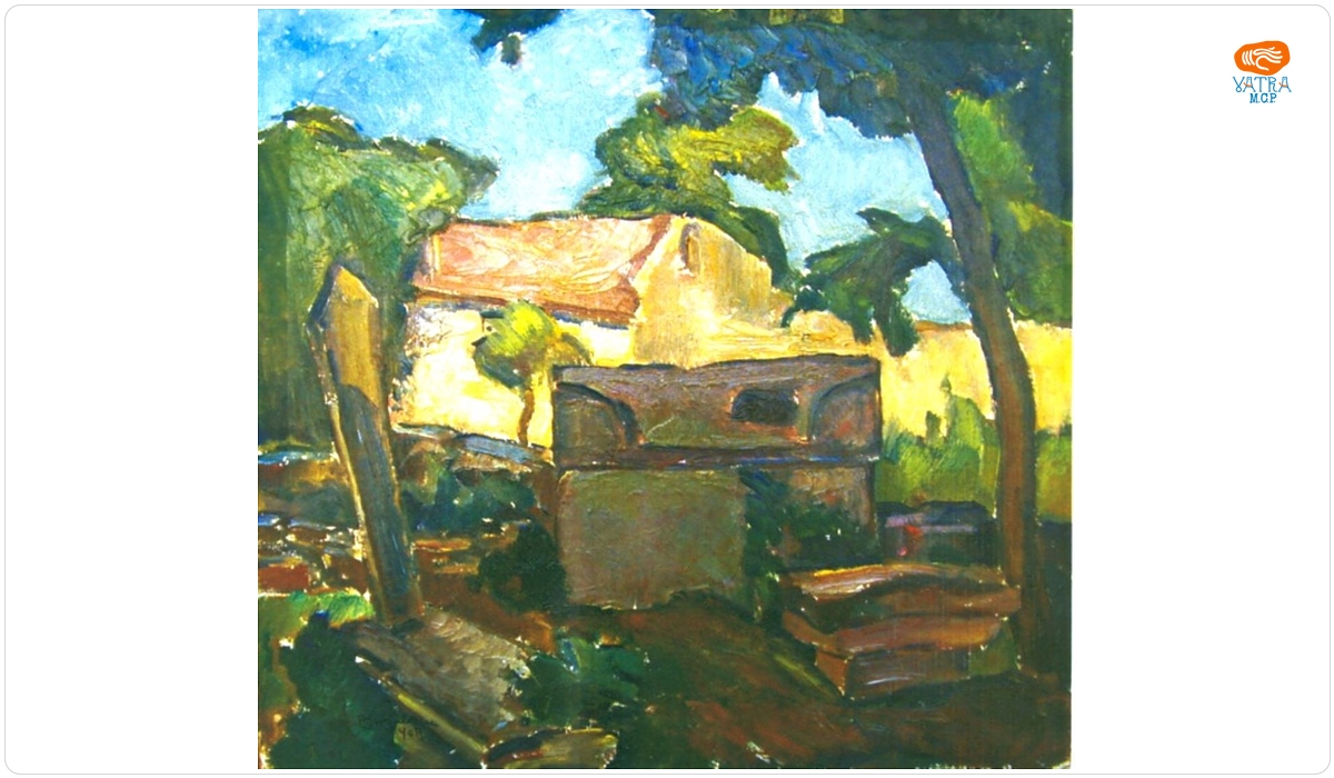 Interior de curte dobrogeană
