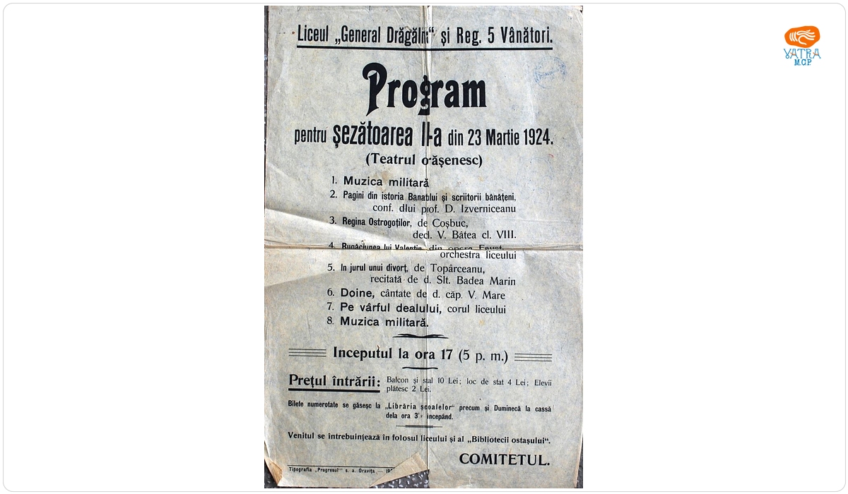 Program de șezătoare