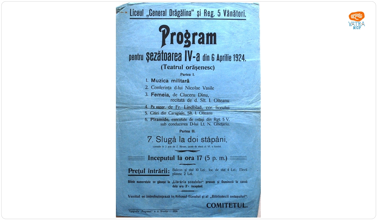 Program pentru șezătoarea a IV-a
