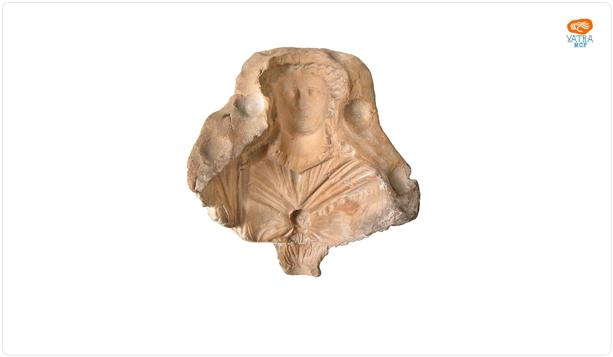 Tipar ceramic pentru teracote - bustul Isidei