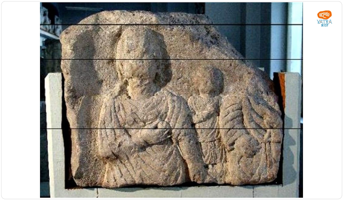 Perete central de aedicula funerară
